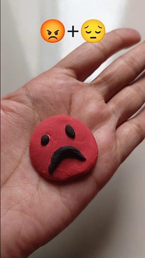 clay angry emoji making