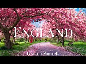 England 4K | Blooming Countryside Paradise with Winding Country Roads and Flower Fields