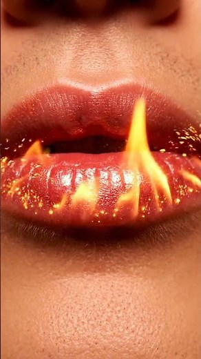 ASMR Phoenix Flame Lipstick Transformation 🔥✨ | Fiery Satisfying Close-Up Sounds