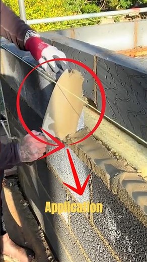 Efficient Concrete Block Laying Technique | Bricklaying Tool for Faster Wall Construction