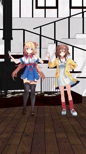 【mmd】Color Mixing オレンジ/どこでもジャンボリー！ #mmdホロライブ #ホロライブmmd