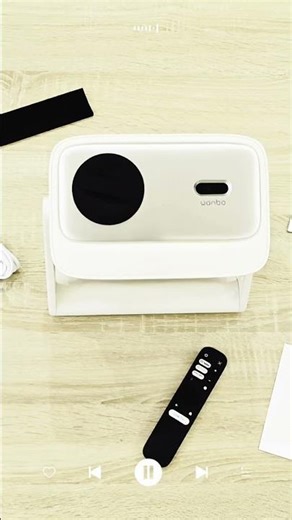 This Smart Projector Does It ALL 🤯 WANBO Vali 1 Pro (Google TV + 900 ANSI Lumens)🔥 #shortvideo