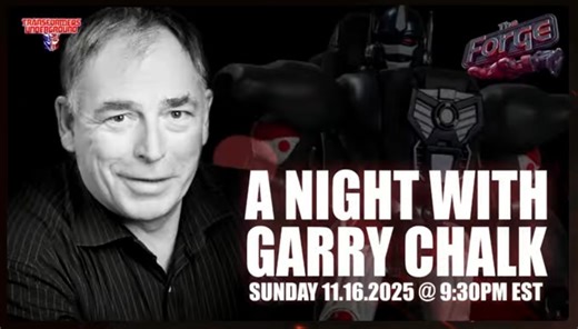 “A Night With Garry Chalk” YouTube Livestream Announced