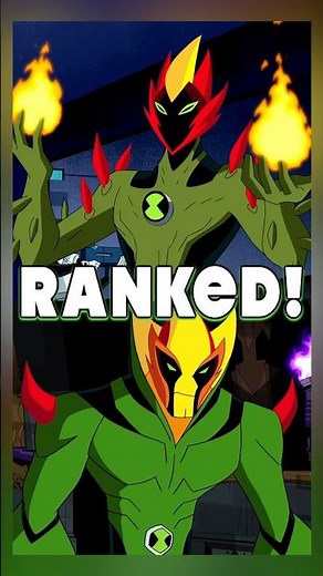 Swampfire Ranked Worst to Best for Ben 10! #ben10 #ranked #fyp