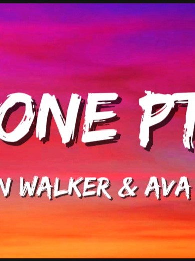 Alan Walker & Ava Max - Alone PT. II Lyrics