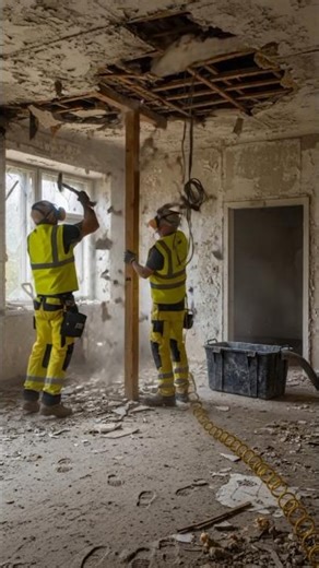 large window, marble flooring, wood panel accent wall, recessed ceiling lights #shorts