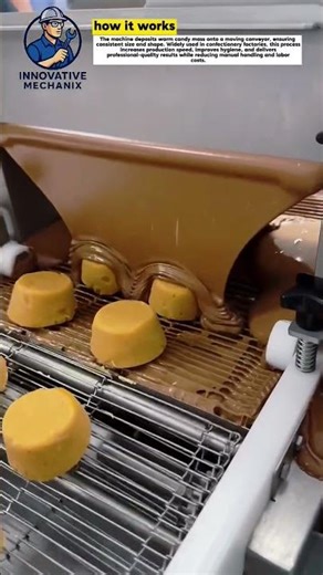 Automatic Candy Forming Machine Producing Perfect Shapes at High Speed