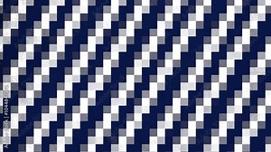 Image depicting a simple blue and white checkerboard pattern, with small squares arranged in a grid, creating a classic checkered design
