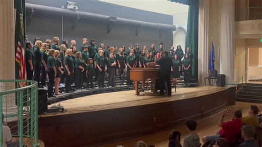 7th and 8th grade Choir performing Ballad of the Witches Road by Kristen Anderson-Lopez and Robert Lopez | Churchill County Middle School