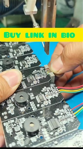 The built-in laser shows exactly where to solder✅! #diyelectronics #satisfying #machine #factorytour