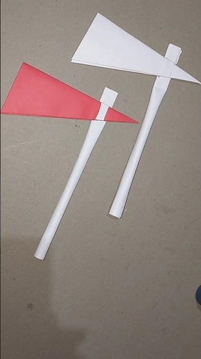 Origami Axe Tutorial - Single Bladed #shorts