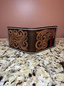 Custom Leather Money Clip Wallet - Etsy