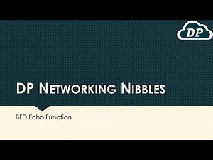 DPNN Ep.02 - BFD Echo Function (Bidirectional Forwarding Detection Echo Function)