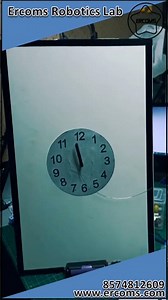 Fibonacci Spiral Clock Award winning Project‪@ErcomsRoboticsLab27‬
