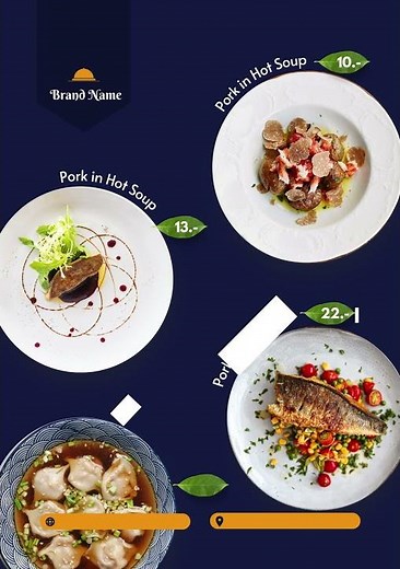 Editable Restaurant Menu Template – Global Cuisine Digital Design