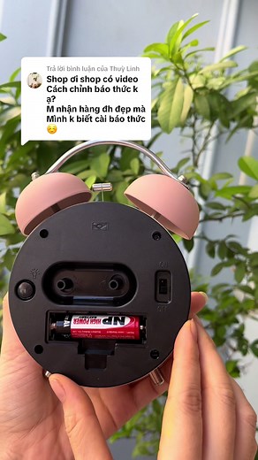 Hướng dẫn cài đặt báo thức cho đồng hồ