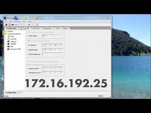 How to Set a Daktronics Electronic Message Center IP Address