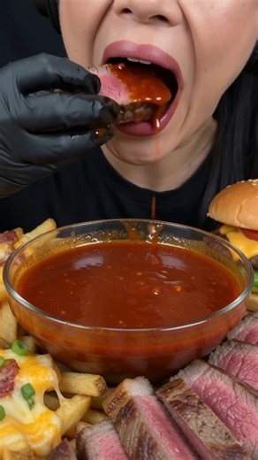 🥩🍟 1000 Steak & Loaded Fries Challenge! Juicy steak, crispy loaded fries 🤤🔥 AI Generated Video ✨