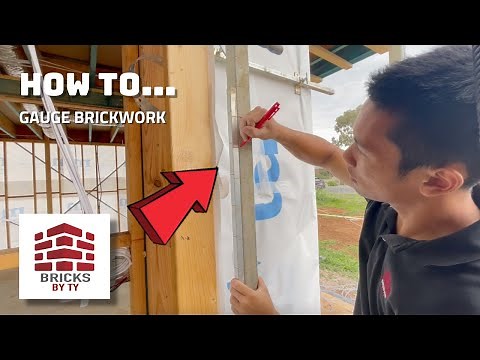 HOW TO... Gauge Brickwork | BRICKLAYING AUSTRALIA