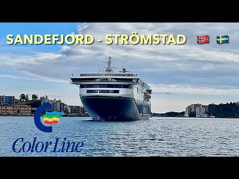 Color Line ferry from Norway to Sweden / Sandefjord - Strömstad.