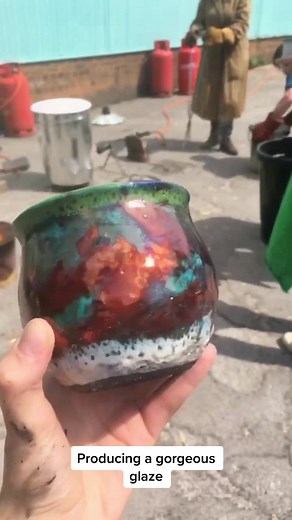 Unique Raku Firing Process Revealed