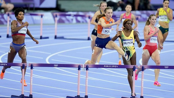 How tall are the hurdles at Olympic races?