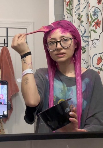 Dyeing My Hair Hot Pink at 3 AM - Fun Transformation!