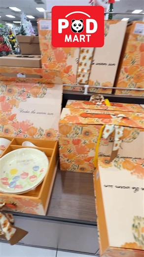 🌼 Beautiful Floral Tableware Gift Set 🌼 Bring a touch of warmth and elegance to your table. This lovely ceramic dinnerware set features delicate floral patterns and comes beautifully packaged — perfect as a housewarming or special gift. | PD Mart