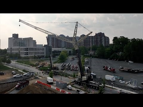 Tower Crane Assembly using a Liebherr LTM 1650-8.1