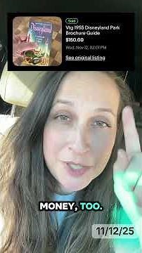 Vintage Disney is a goldmine 👀🔥 Always watch for it when you’re thrifting! #ResellerTips #reseller