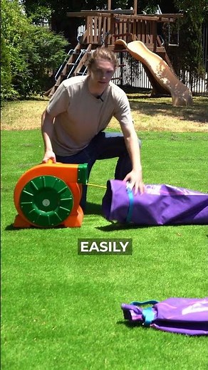 How To Roll And Deflate A Bounce House Combo
