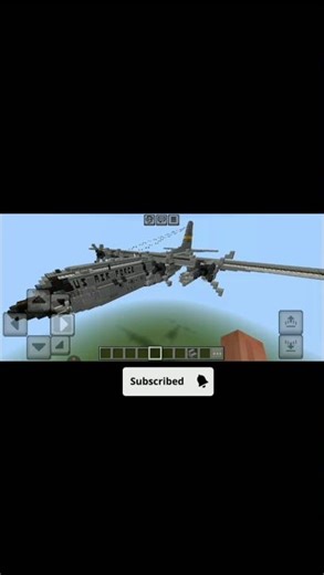 I Build War Military Helicopter 🤯 | #minecraft #militaryhelicopter #viralshorts #gamerfleet #dream