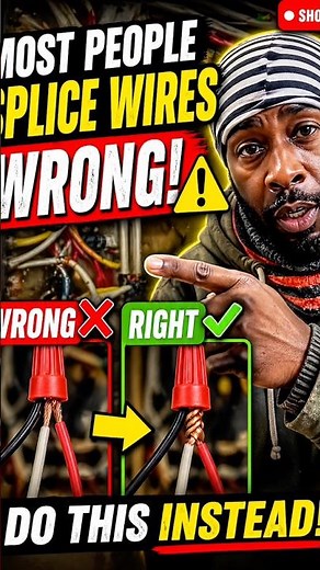 Most People Splice Wires WRONG ⚠️