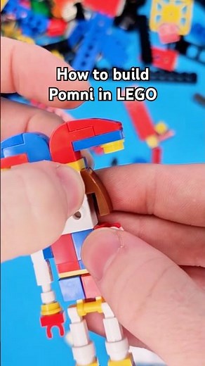 How to build Pomni in LEGO with Brickify (Digital Circus)