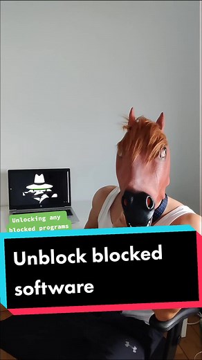 Unblocking any blocked computer software !! #windowstips #win11 #win10 #windowshack #schoolstudent #computertips #computerhack #pcastuce #astucepc #wintips #cmd