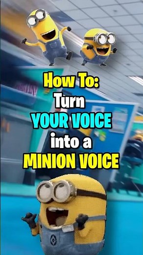 How to sound like a minion - Minion Voice Changer #minions #minion #voicechanger #voiceeffects