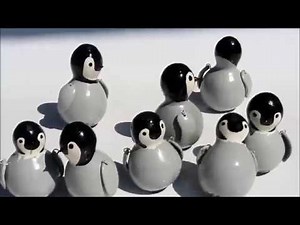 ひょうたんの起き上がりこぼしを作るー赤ちゃんペンギン