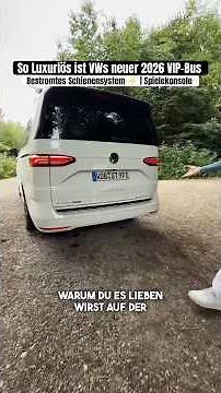 VW's 2026 VIP bus is so luxurious | Electric rails ⚡️ | Game console