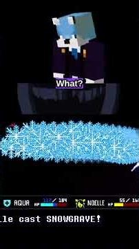 Do NOT use snowgrave on kaizo knight #deltarune #deltarunechapter3 #gameplay #snowgrave #funny