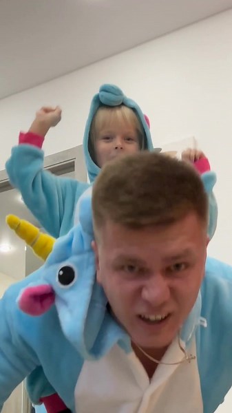 Fun Push-Up Workout in Cartoon Onesie