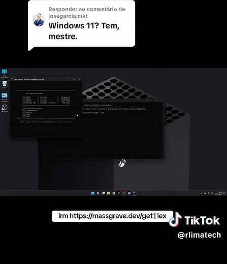 Como Ativar o Windows 11 com PowerShell