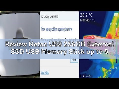 Review Netac US8 256GB External SSD USB Memory Stick up to 550MB/s Dual Interface Type-C + USB A USB
