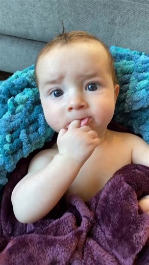 He’s teething and doing everything he can to soothe himself rn 梁 | Addison and Madison | Facebook