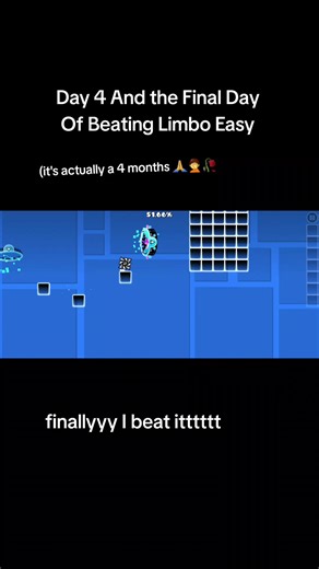 Beat Geometry Dash Limbo Level in 4 Days