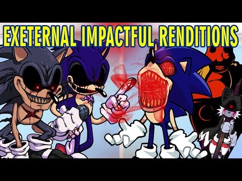 Friday Night Funkin VS Exeternal: Impactful Renditions of SONIC.EXE x Finished Full Week (FNF HARD)