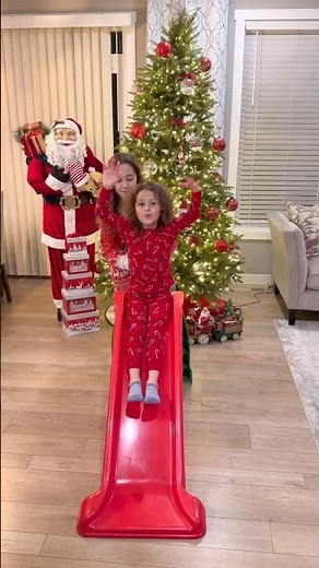 Always ask for help when you needed - mom helps Sierra and Rhia fix their broken slide 🛝