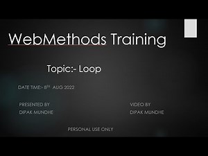 6# Webmethods Loop