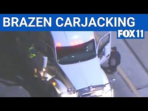 2 people carjack big rig 'GTA-style' on 5 Fwy in Los Angeles County | FOX 11 LA