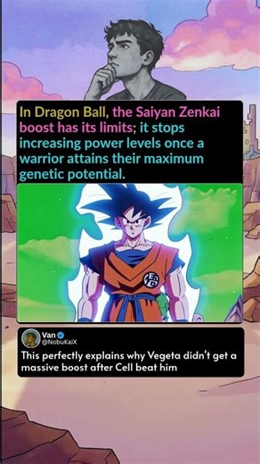 In Dragon Ball, the Saiyan Zenkai boost has its limits; it stops increasing power levels once a warr