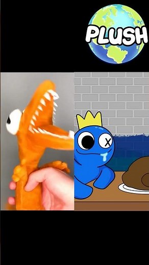 ORANGE is So Hungry... 😢😂 Rainbow Friends Roblox #rainbowfriends #roblox #shorts